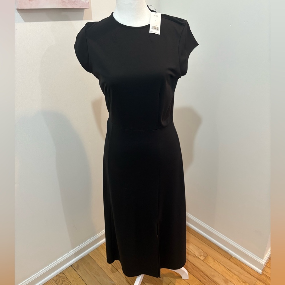 Banana Republic Classic Black Midi Dress